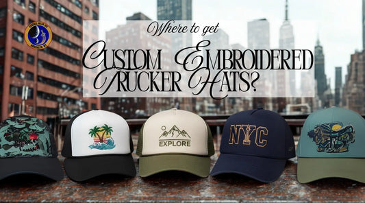 Where to get custom embroidered trucker hats