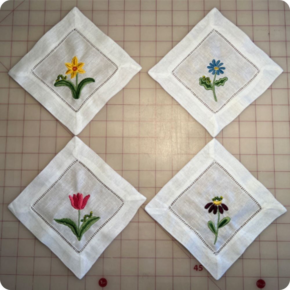 Custom cushion cover embroidery